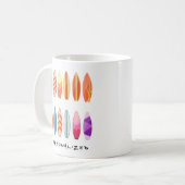 Mug Boue de surf personnalisée (Devant gauche)
