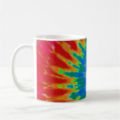 Mug Boue de teinture rouge et bleue (Gauche)