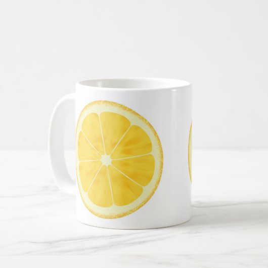 Mug Boue de thé - tranche de citron (Devant gauche)