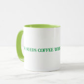 Mug Boue de thé verte (Devant gauche)