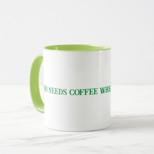 Mug Boue de thé verte (Devant gauche)