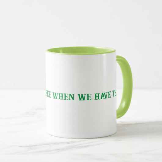 Mug Boue de thé verte (Devant droit)