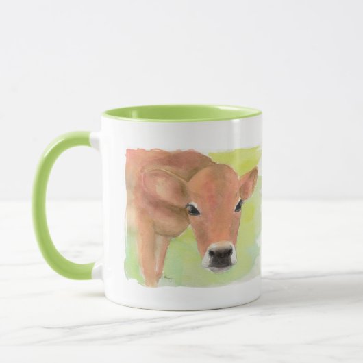 Mug Boue de vache aquarelle (Gauche)