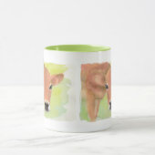 Mug Boue de vache aquarelle (Centre)