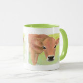 Mug Boue de vache aquarelle (Devant droit)