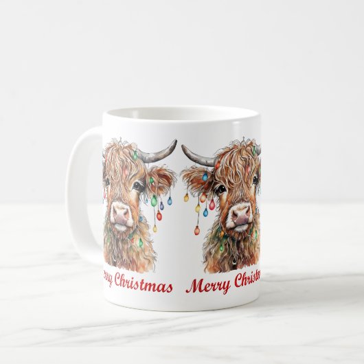 Mug Boue de vache Highland (Devant gauche)