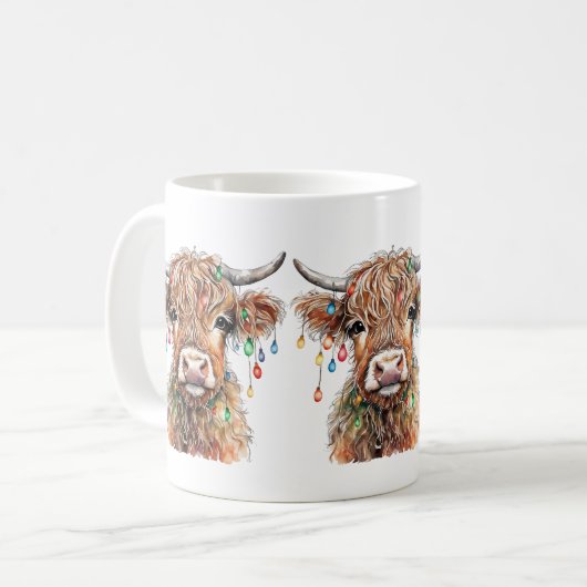 Mug Boue de vache Highland (Devant gauche)