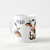 Mug Boue de vache mignonne (Devant gauche)