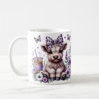 Mug Boue de vache pourpre Highland
