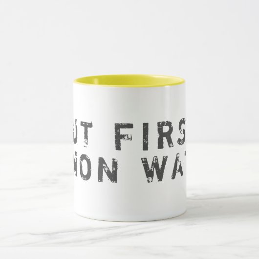 Mug Boue d'eau au citron (Centre)