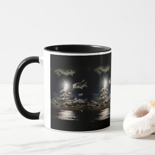 Mug Boue d'eau pittoresque (Avec donut)