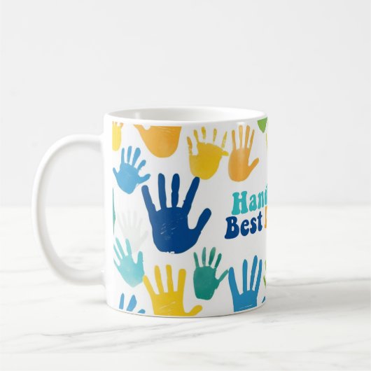 Mug Boue d'empreinte cardiaque (Gauche)