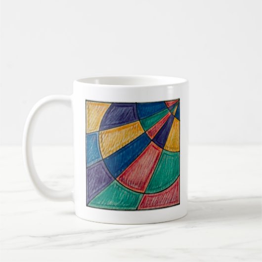 Mug Boue des couleurs du cercle (Gauche)