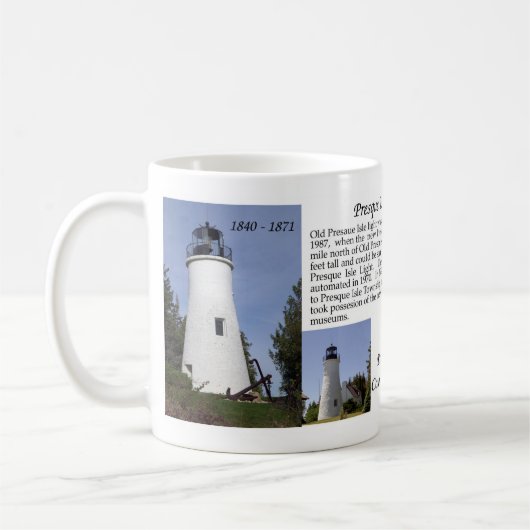 Mug Boue des phares de Presque Isle (Gauche)