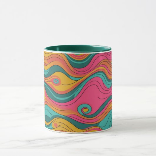 Mug Boue des vagues super (Centre)