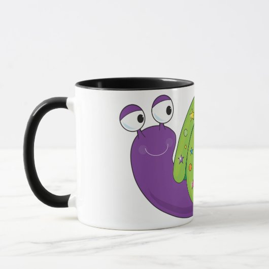 Mug Boue d'escargot décorée (Gauche)