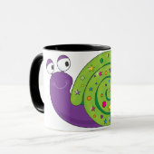 Mug Boue d'escargot décorée (Devant gauche)