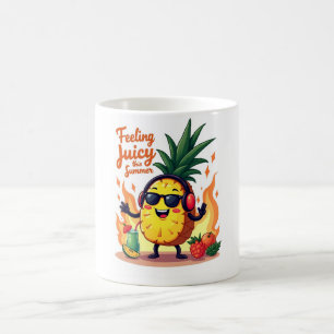 Mug Boue d'été à ananas juteux tropical