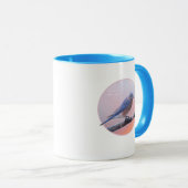 Mug Boue d'oiseau bleu de l'Est (Devant droit)