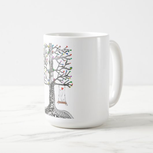 Mug Boue d'oiseaux (Devant droit)