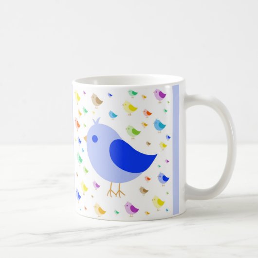 Mug Boue d'oiseaux mignonne (Droite)