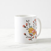 Mug Boue d'oiseaux scandinave (Devant droit)