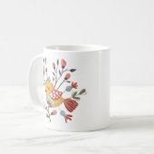 Mug Boue d'oiseaux scandinave (Devant gauche)