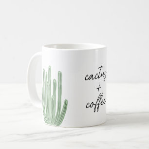 Mug Boue d'organes Cactus Plus Café Aquarelle