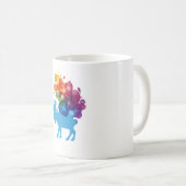 Mug Boue d'orignal Abstraite (Devant droit)