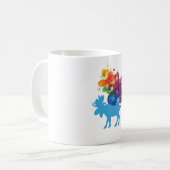 Mug Boue d'orignal Abstraite (Devant gauche)