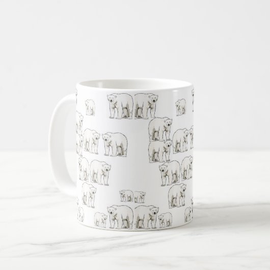 Mug Boue d'ours polaire (Devant gauche)