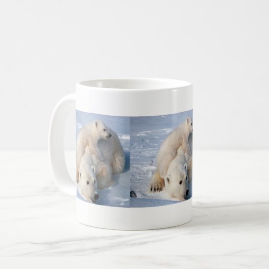 Mug Boue d'ours polaire (Devant gauche)