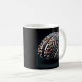 Mug Boue du cerveau en acier (Devant droit)