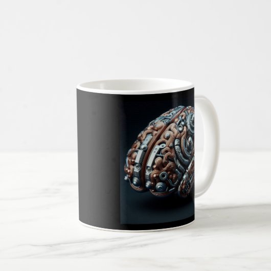 Mug Boue du cerveau en acier (Devant droit)