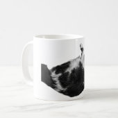 Mug Boue du matin de féline retournée (Devant gauche)