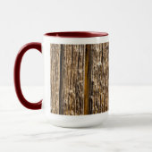 Mug Boue en bois de clôture patinée (Gauche)