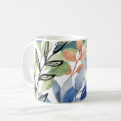 Mug Boue Feuille aquarelle (Devant gauche)