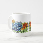 Mug Boue Fleur sauvage aquarelle (Devant gauche)