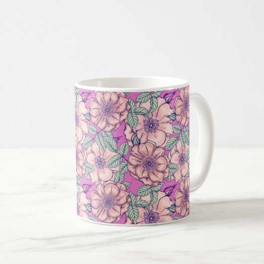 Mug Boue florale (Devant droit)