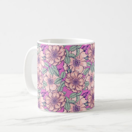 Mug Boue florale (Devant gauche)