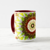 Mug Boue florale aquarelle (Devant gauche)