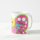 Mug Boue florale papillon (Devant droit)