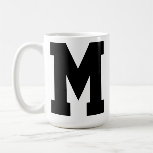 Mug Boue initiale personnalisée (Gauche)