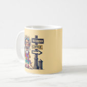 Mug Boue moche de café, 11 oz (Devant gauche)