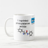Mug boue modèle anilide phénylalanine (Gauche)