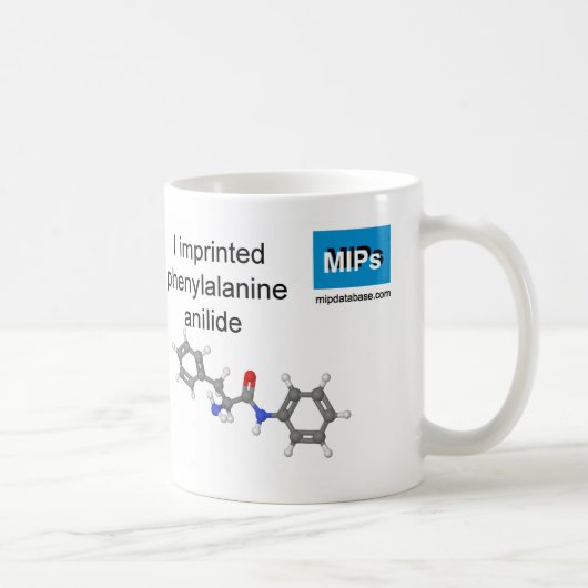 Mug boue modèle anilide phénylalanine (Droite)