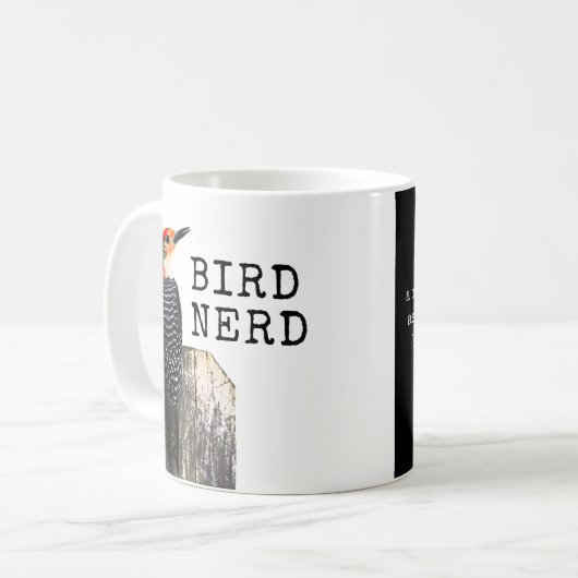 Mug Boue Nerd avec message personnalisable (Devant gauche)