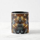 Mug Boue noire en satin de luxe (Centre)