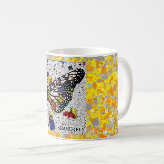 Mug Boue papillon (Devant droit)