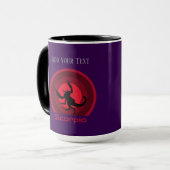 Mug Boue personnalisable Scorpio (Devant gauche)